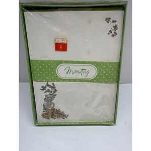Vintage 1977 Montag Fuzzy Wuzzy Panda Stationery Set Mead 159-88038-C New Sealed